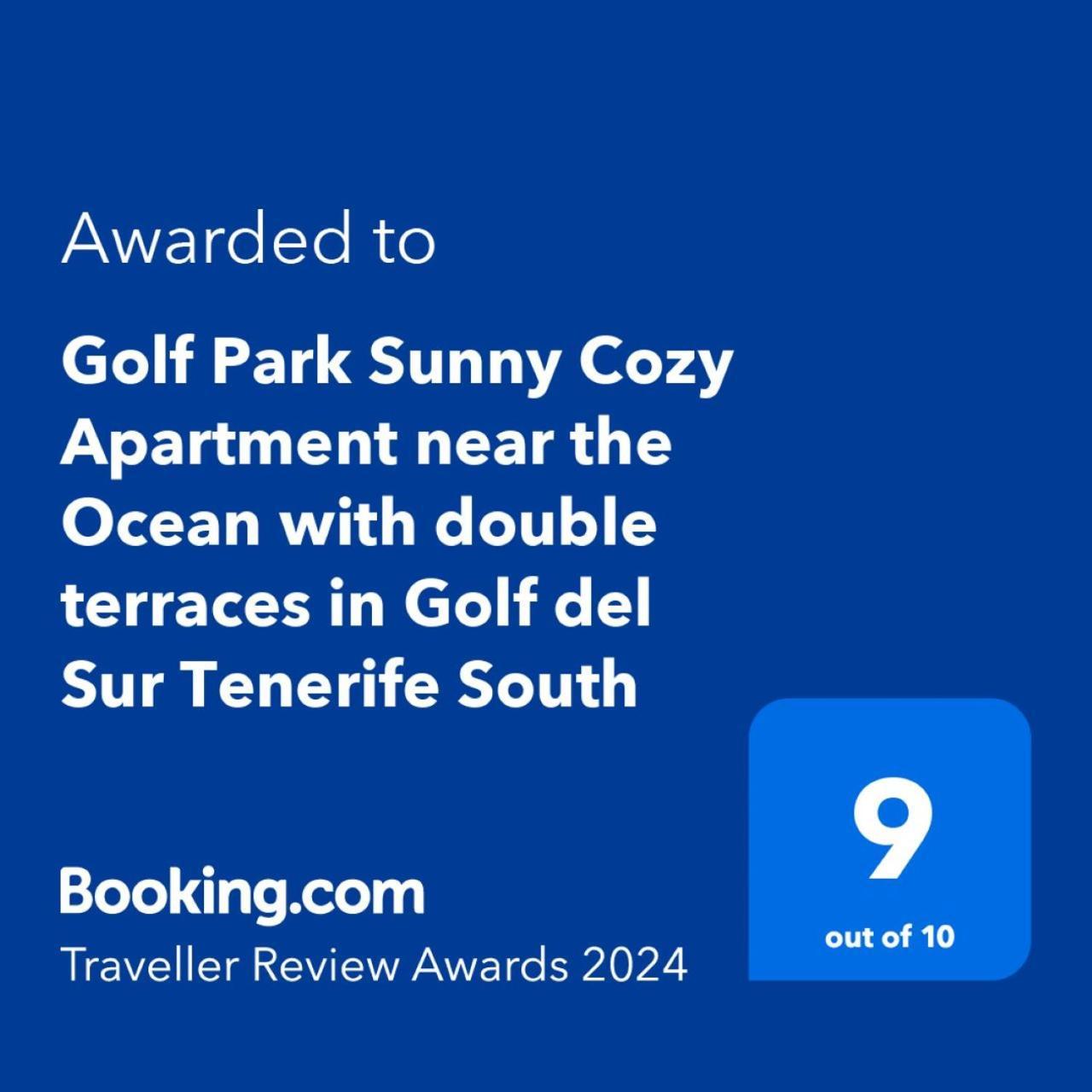 Bookinn Golf Park Sunny Cozy Apartment Near The Ocean With Large Double Terraces, Fiber Wifi, 3 Pools, Bbq Tenerife South سان ميغيل ذي أبونا المظهر الخارجي الصورة